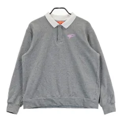 サイズ：L BEAMS GOLF ビームスゴルフ  長袖ポロシャツ  グレー系 [240101466246] ゴルフウェア メンズ ストスト BEAMS GOLF ビームスゴルフ 長袖ポロシャツ ストライプ柄 グレー