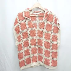 ◇ ⊂ niko and … ニコアンド 総柄 カットソー サイズF オレンジ系 レディース E  【1410290032596】