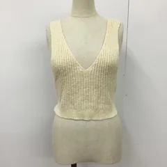 LOWRYS FARM ローリーズ ファーム ニット、セーター 半袖 LF619078 ローリーズファーム スラブビスチェ ノースリーブカットソー