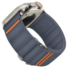 [Suitisbest] コンパチブル アップルウォッチ バンド ナイロン 49mm 46mm 45mm 44mm 42mm(Series 3 2 1) Apple Watch Ultra バンド スポーツ Apple Watch ベルト 通気 アルパインルー