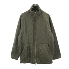 バブアー キルティングジャケット S グリーン系 Barbour 裏フリース メンズ 古着 【231118】