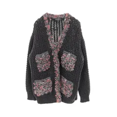 シャネル CHANEL カーディガン ココマークボタン カシミヤ カーディガン レディース Used A