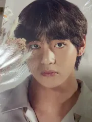 BTS(防弾少年団・バンタン) プレミアムフォト プレフォト ヴィ(V・テヒョン・テテ) WORLD TOUR LOVE YOURSELF ポスター (+ アミバム グッズ付き