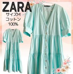 【美品】穴口恵子着用 イベント・ライブ・撮影等使用　ロングワンピース　ZARA　コットン100％
