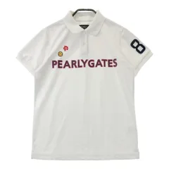 サイズ：1 PEARLY GATES パーリーゲイツ  半袖ポロシャツ  ホワイト系 [240101467565] ゴルフウェア レディース ストスト
