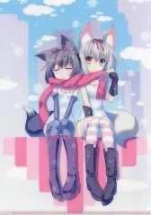 【中古】同人アクセサリー・小物系 【オリジナル】A4クリアファイル(七尾奈留＆ここのび) C89/あいすとちょこ＆ぽてねこ