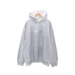 SUPREME×MM6 MAISON MARGIELA 2024ss BOX LOGO HOODED SWEATSHIRT WHITE サイズXL シュプリーム×エムエムシックス メゾン マルジェラ ボックス ロゴ フーデッド スウェットシャツ パーカー 大名