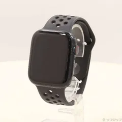 〔中古品〕 Apple Watch Series 7 Nike GPS + Cellular 45mm ミッドナイトアルミニウムケース アンスラサイト／ブラックNikeスポーツバンド【258】