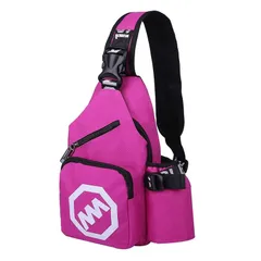 【在庫セール】[オネスティーマウス] ワンショルダーバッグ 斜め掛け 肩掛け 多機能 ボディバッグ リュック (07:ピンク)