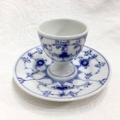 ロイヤル・コペンハーゲン ブルーフルーテッドハーフレース エッグ