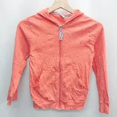 ◇ ⊇ PETIT BATEAU プチバトー キッズ 子供服 長袖 パーカー サイズ128 オレンジ系 レディース メンズ E  【1412090015984】のサムネイル