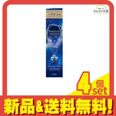 お部屋の消臭力 Premium Aroma(プレミアムアロマ) For Sleep 寝室用 Stick ドリーミングラベンダー 詰め替え用 50mL 4個セット まとめ売り