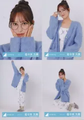 日向坂46 生写真　オープニング青衣装　佐々木久美　ヨリ　直筆サイン 生写真(乃木坂46)/アイドル/日向坂46 佐々木久美/全身/日向坂46