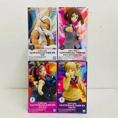 04w3755○【未開封】僕のヒーローアカデミア GLITTER&GLAMOURS 4種セット [ MEI HATSUME 発目明 / MIRUKO ミルコ / OCHACO URARAKA 麗日お茶子 / HIMIKO TOGA トガヒミコ]