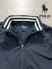 キッズ130 ポロ ラルフローレン POLO  フード付ナイロンパーカー  美品　正規輸入本物