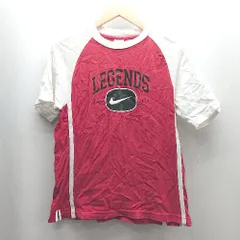 ◇ ⊂ NIKE ナイキ バイカラー 半袖 Tシャツ サイズL レッド レディース E  【1501230009270】