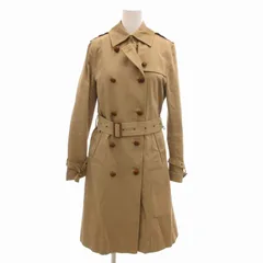 アダムエロペ Adam et Rope' トレンチコート ライナー付き ベルト くるみボタン エポレット 38 M ベージュ /FT