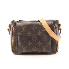 ルイ・ヴィトン LOUIS VUITTON ショルダーバッグ ヴィバシテPM モノグラム PVCコーティングキャンバス レザー ヴィバ・シテPM レディース