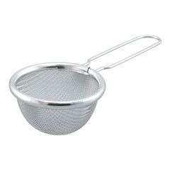 【新品】 下村企販 袋から直接すくえる 粉ふるい 【日本製】 食洗機対応 アミ目が細かい 片手でふるえる コンパクト ミニ 6.5×15.3cm ココアパウダー 砂糖 片栗粉 薄力粉 製菓 お菓子作り ステンレス ママクック 燕三条 1