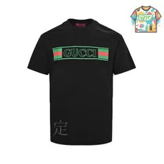 【今日WTO】Gucci 25ss ロゴ透かしプリント ショートスリーブ-WY29