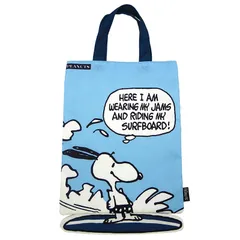  スヌーピー PopUp フラットトート サーフ トートバッグ サブバッグ PEANUTS 