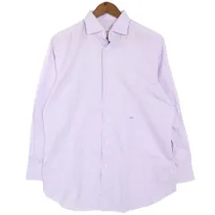 19万 新品【ブリオーニ】シルク12%◆パープルドット/白◆最高級 シャツ 19万 新品【ブリオーニ】シルク12%◇パープルドット/白◇最高級