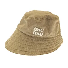 【安心鑑定つき】miumiu ダークグリーン バケットハット 安心鑑定つき】miumiu ダークグリーン バケットハット 安心鑑定