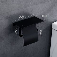【Z865Z866アウトレット】トイレットペーパーホルダー 棚付き 壁掛け ステンレス 防水 防錆 棚 収納 便利 小物置き 省スペース おしゃれ シンプル モダン