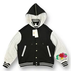 定価46200円 新品 FACETASM 24SS FRUIT OF THE LOOM STADIUM JACKET SRO-JK-M05 コラボ スウェット フーディ ジャケット ブルゾン ファセッタズム フルーツオブザルーム ブラック 75237A1のサムネイル