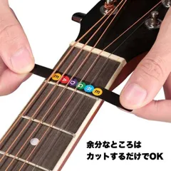 指板音名シール 2枚セット ギター 練習 12フレット ステッカー クリア