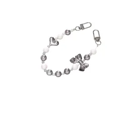 新着商品 [EZ PEACH] ストラップ スマホ パールチェーン 落下防止 携帯ストラップ ハンドストラップ 女の子 吊り下げペンダント装飾 持ち手 ビーズ持ち手 取っ手 ビーズストラップ 交換用バッグチェーン 可愛い レディース バッグ小物