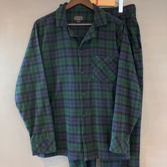 PENDLETON ペンドルトン FLANNEL PAJAMA SET ルームウェア パジャマ チェック ブラックウォッチ ユニセックス Sサイズ