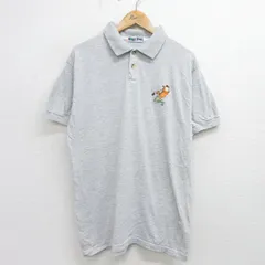 XL/古着 半袖 ポロ シャツ メンズ 00s ガーフィールド ゴルフ コットン グレー 霜降り 24jul23 中古 トップス