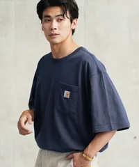 新品 未使用 Carhartt(カーハート)CARHARTT　ポケット Tシャツ  208821 Navy