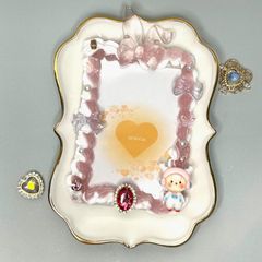 No.6 ホイップデコトレカケース　ピンク　うさみみ
