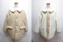 フリークスストア FREAKS STORE リバーシブル ボア キルティング ジャケット F ベージュ/オフホワイト 白