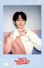 【中古】コレクションカード(男性) Stray Kids/Lee Know(リノ)/枠水色/「Stray Kids 2ND #LoveSTAY ‘SKZ’S CHOCOLATE FACTORY’」SKZグッズ予約特典ランダムポラロイドカード