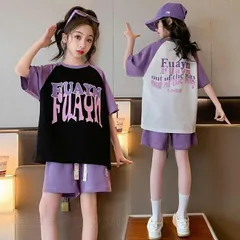 子供ジャージ キッズ 女の子 上下 韓国子供服 セットアップ 春夏 パンツセット 半袖 tシャツ ズボン スポーツウェア 吸汗 可愛い スポーツ ジュニア 入学 入園 qHSU175