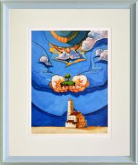 半額以下】ONE PIECE フレームアート ルフィ シャンクス 高級複製原画