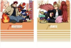 【中古】クリアファイル 3.エンデヴァー＆ホークス A4クリアファイルセット(2枚セット) 「僕のヒーローアカデミア」