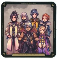 [중고] 머그컵·탕만 킹덤 하트 다크 로드 코스터 [킹덤 하트 20th ANNIVERSARY CAFE×ARTNIA×SQUARE ENIX CAFE] SQUARE ENIX CAFE 한정 음료 주문 특전