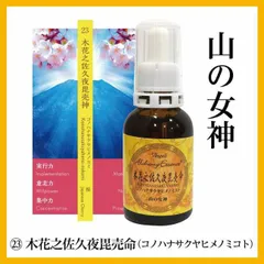 ヒーリングアート　木花開耶姫命　岩長比売命 女神様の絵「 木花咲耶姫命 」 複製画 中（八切りサイズ