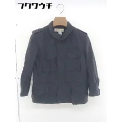 ◇ SHIPS シップス ジップアップ 七分袖 ジャケット ブルゾン サイズ S ブラック メンズ  【1109140005582】