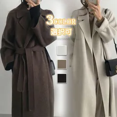 チェスターコート ロングコート アウター レディース ベルト付きゆる コート 防寒 レディース カジュアル 秋冬  韓国ファッション shyg01shyg01