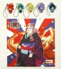 【中古】その他雑貨(キャラクター) 集合 メタルチャーム5体セット＆マイクロファイバーミニクロス 「PSPソフト 幕末Rock超魂 アニメイト限定セット」 同梱特典