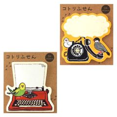 【付箋】コトリふせん（ブンチョウさん、セキセイインコさん）