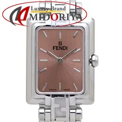 FENDI ローマン スクエア シルバー レディース腕時計 1051