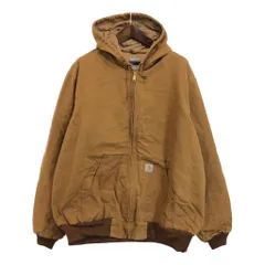 00年代 USA製 Carhartt カーハート アクティブジャケット ブラウン (メンズ 2XL TALL) 中古 古着 R8617