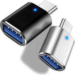 2個セット USB Type C to USB 変換アダプタ互換性のある幅広い