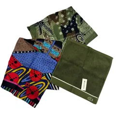 C358 おまとめ 3点 Vivienne Westwood ヴィヴィアン・ウエストウッド DENIM&SUPPLY RALPH LAUREN LACOSTE デニム&サプライ ラルフローレン LACOSTE ラコステ ハンドタオル ハンカチ バンダナ